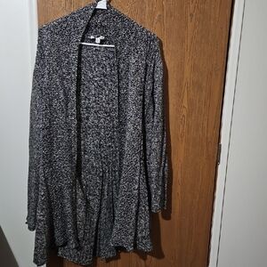 Gray Knit Cardigan